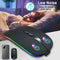 HXSJ M103FG 1600DPI Bluetooth-Compatible 5.1+2.4G Wireless Mouse Set (Dual)