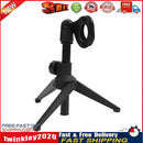 Adjustable Capacitive Microphone Stand Foldable Tripod MIC Holder w/Clip Newly