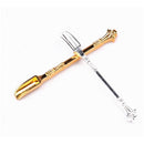 Creative Small Micro-tuning Thicken Metal Long Handle Scoop Stirring Spoons