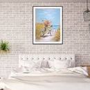 5D Diamond Painting Field Bike Full Round Drill DIY Art Mosaic Home Picture Kit