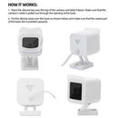 2pcs Waterproof Case for Wyze Cam V3 Security Camera Cover Skin (White) Newly