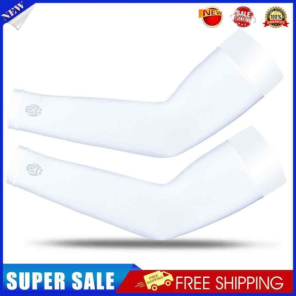 #A WEST BIKING 1 Pair Ice Silk UV Protection Cooling Arm Sleeves Covers for Adul