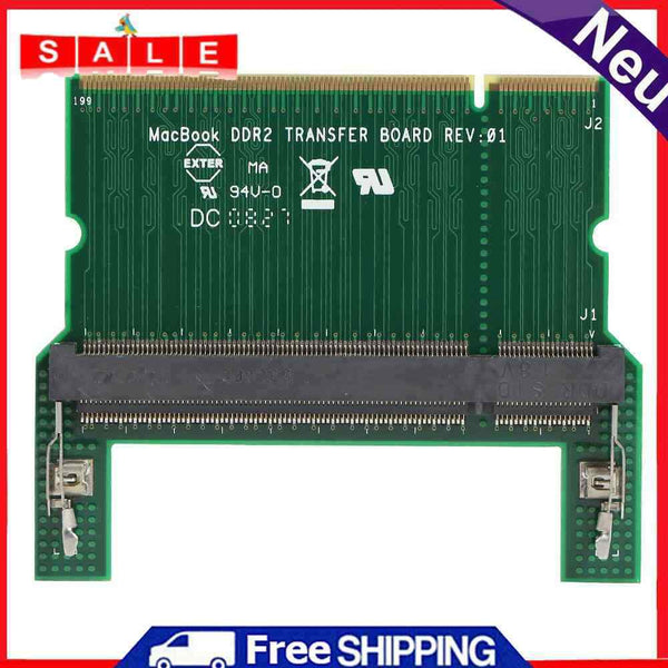 YouN DDR2/DDR3 Laptop SO DIMM to Desktop DIMM Adapter Memory Adapter Card