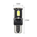 5SMD LED Light Bulbs T10 W5W Dome Map License Plate Light Car LED Reading Bulbs
