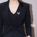 Girls Butterfly Diamond Brooches Luxury Sparkling Corsage Women Accessories
