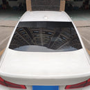 Car Carbon Fiber Black Sun Strip Universal Van Windscreen Sunstrip Stickers PVC