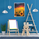 5D Diamond Painting Kit Sunflower Full Round Drill DIY Crafts Mosaic Picture