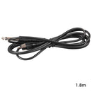 Ultra Light 90 Degree Right Angled Tattoo RCA Clip Cord w/1.8m Cable(Black)