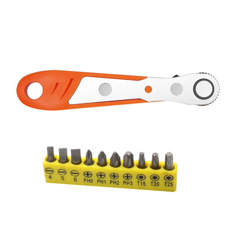 10pcs Electric Drill Screwdriver Bit Torx Cross Hex Shank Head (Yellow) Newly