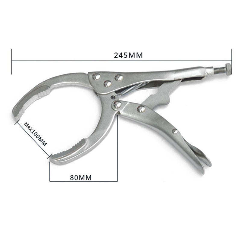 Alloy Steel Oil Filter Pliers Remover Wrench Tool Vice Locking Grip Vise Newly