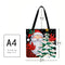 Jumpauto Weihnachts-Einkaufstasche, bedruckt, lässig, groß, Handtasche (40 x 40