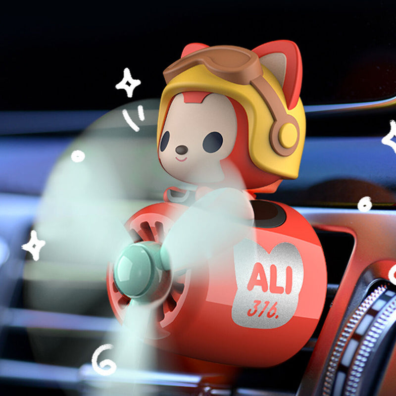 Car Air Freshener - Car Diffuser Air Vent Aromatherapy with Refill Pads (B)