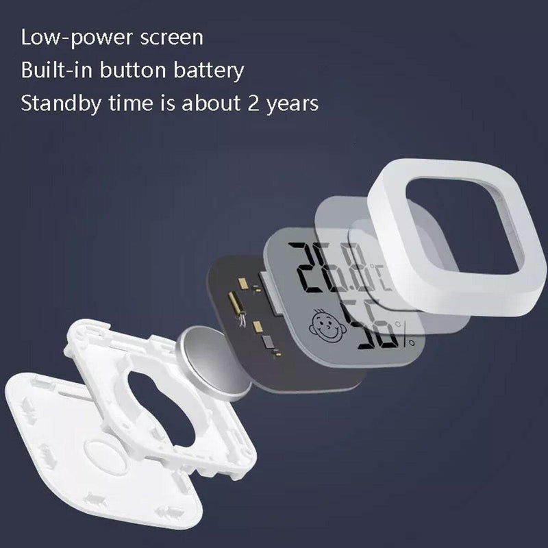 Digital Thermo Hygrometer Thermometer Temperature Humidity Meter/Durable~