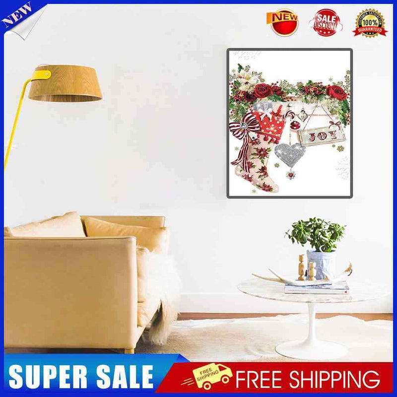 #A Christmas Decorations 5D DIY Diamond Painting Kits Full Round Drill Wall Deco