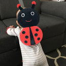 Cute Baby Head Protection Pad Toddler Anti-Fall Headrest Pillow (S Beetle) Newly