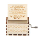 LOVE MOM Music Boxes Presents For Mother'S Day Wood Music Box Gifts For Mom