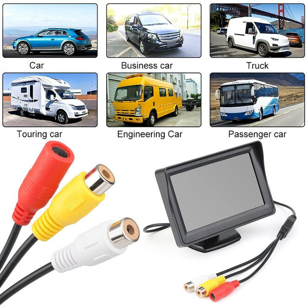Desktop High-definition Display Parking Backup Camera 4.3" Car Monitor LCD
