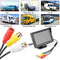 Desktop High-definition Display Parking Backup Camera 4.3" Car Monitor LCD