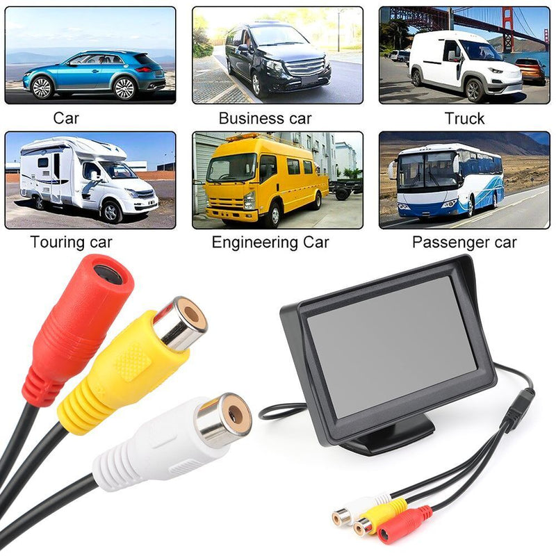 Desktop High-definition Display Parking Backup Camera 4.3" Car Monitor LCD