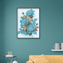 5D DIY Part Special Shaped Drill Diamond Painting Flowers Drawing Newly