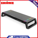 T1 Laptop Monitor Stand Riser RGB Support with 4 USB Computer PC Desk Organizer