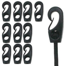 10x Plastic Bungee Hooks For Shock Cord Tie Down Canoe Kayak E8W0 J3N0
