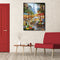 Painting By Numbers Kit DIY Street Tower Canvas Oil Wall Picture for Living R