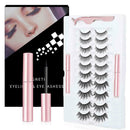 10 Pairs Eyelashes Tweezer Long Lashes Set Waterproof Popular Eyeliner I3V0