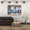 Painting By Numbers Kit DIY Double Arch Hand Painted Canvas Oil Art Picture G