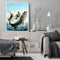 Frameless Oil Paint By Numbers Fishermen DIY Canvas Picture Craft Kits