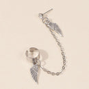 Piercing Jewelry Tragus Earrings Wing Earrings Ear Cuff with Long Chain Tassel