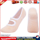 Women Yoga Socks Anti-Slip Fitness Pilates Ballet Cotton Socks (Beige) Newly