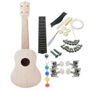 1 Set Ukulele Handmade Assembling Wooden Musical Instrument Material NICE H7V4
