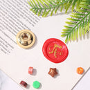 Brass Round Fire Lacquer Seal Head Without Handle DIY Waxing Sealing Post Decor