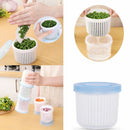 Box Double Layer Vegetables Sealed Keeper Fresh Storage Box With Drain Basket