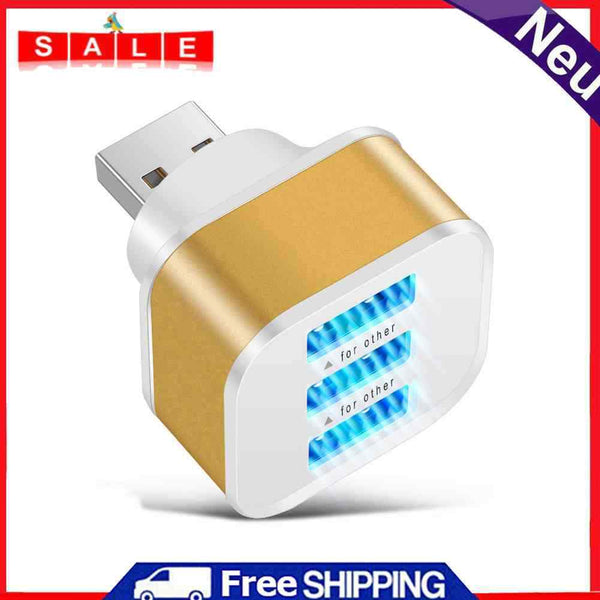 USB2.0 HUB Quick Charge 3-Port USB Splitter Mobile Phone Chargers Wall Adapter