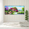 Cabin in Woods Oil Paint By Numbers Canvas Picture DIY Home Decoration Gift