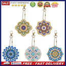 10pcs DIY Acrylic Full Special Drill Diamond Datura Keychain Kits