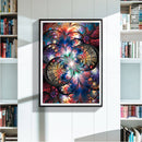 5D DIY Full Drill Diamond Painting Colorful Flower Cross Stitch Embroidery