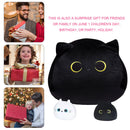Stuffed Animals with Black Cat and White Cat Creative Throw Pillows (55cm) Newly