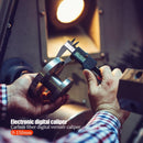 150mm 6 inch LCD Digital Electronic Carbon Fiber Vernier Calipers Measuring