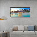 Beach Villa DIY 5D Full Round Diamond Painting Rhinestone Canvas Wall Art C