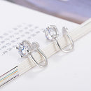 Women Men Tragus Earrings No Pierced Non Piercing Earrings Zircon Ear Cuff