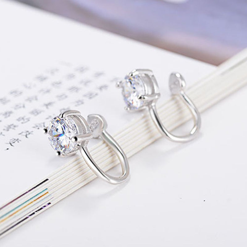 Women Men Tragus Earrings No Pierced Non Piercing Earrings Zircon Ear Cuff