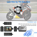 SE20 Motorcycle Dash Cam Front + Rear Camera 2 inch Display Motorbike DVR System