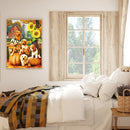 Yard Dog Pumpkin Partial Oil Paint By Numbers DIY Handpainted on Canvas Art