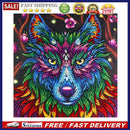 5D DIY Partial Drill Special Shape Animal Rhinestone Diamond Drawing for Home