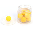 Foam Floating Ball Beads Feeder Fishing Bait Smell Lure (Yellow 14mm 10pcs)