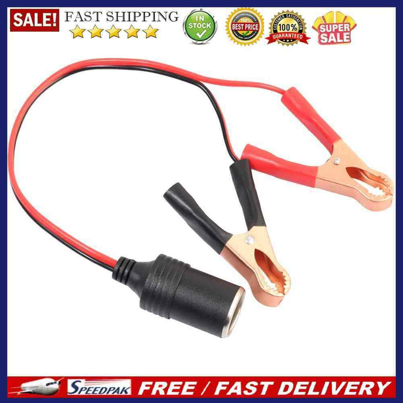 Car Battery Pump Alligator Cigarette Lighter 12V 10A Power Socket Adapter