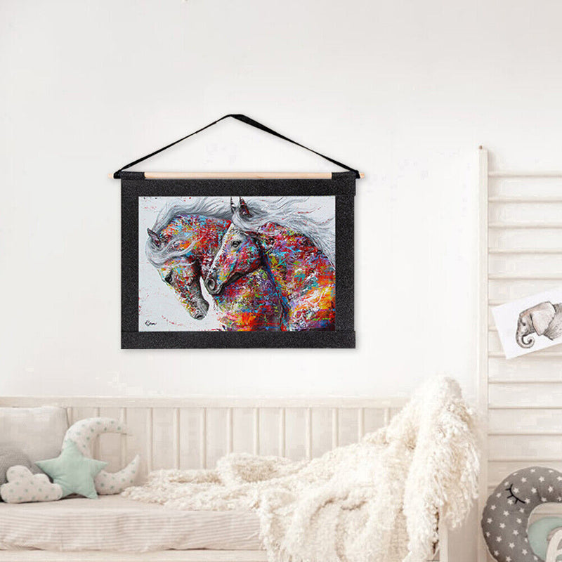 DIY Diamond Painting Wall Hanging Decor Poster Photo Frame Accessory (43cm)